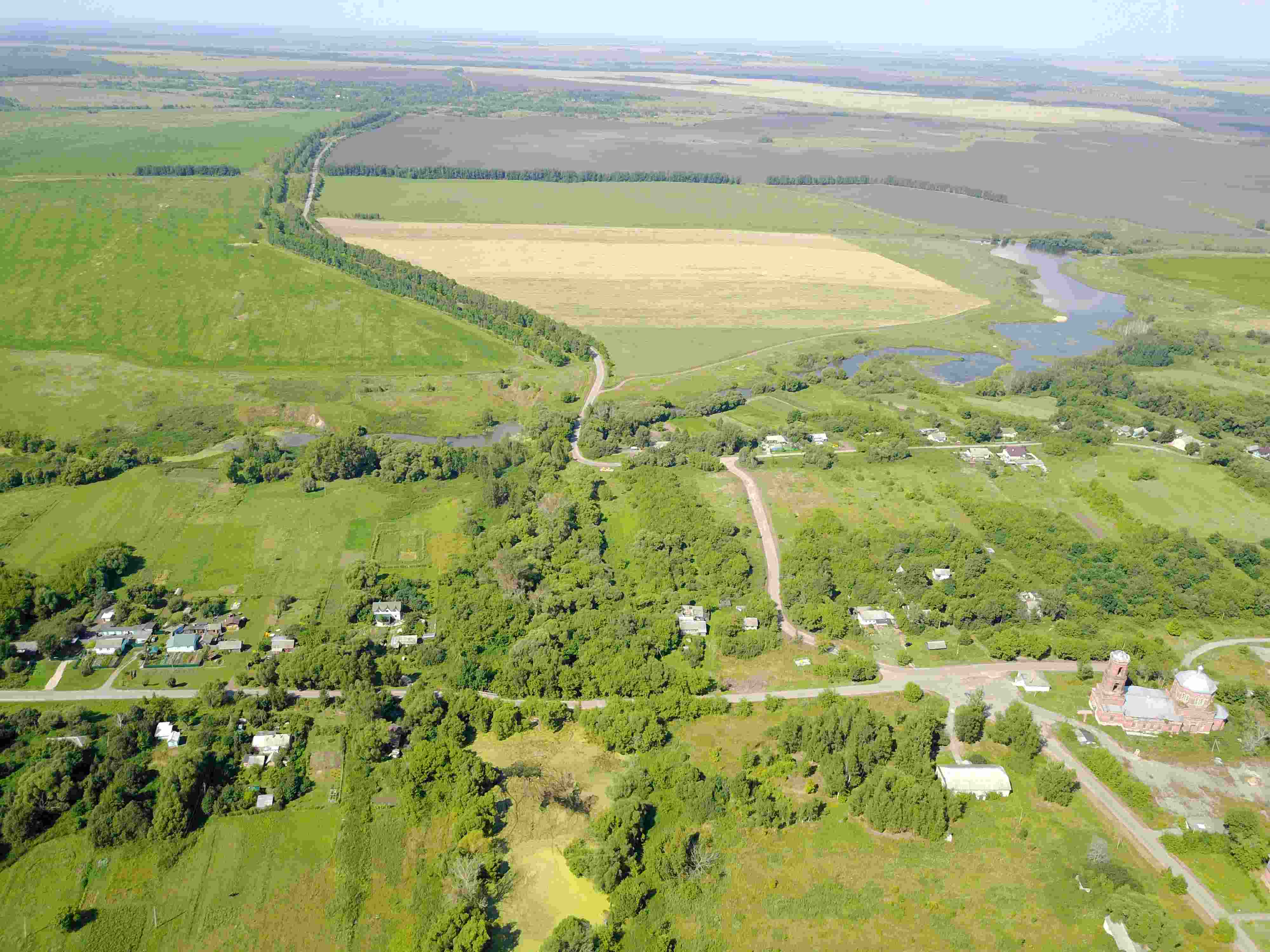Панорама села фрагмент 6